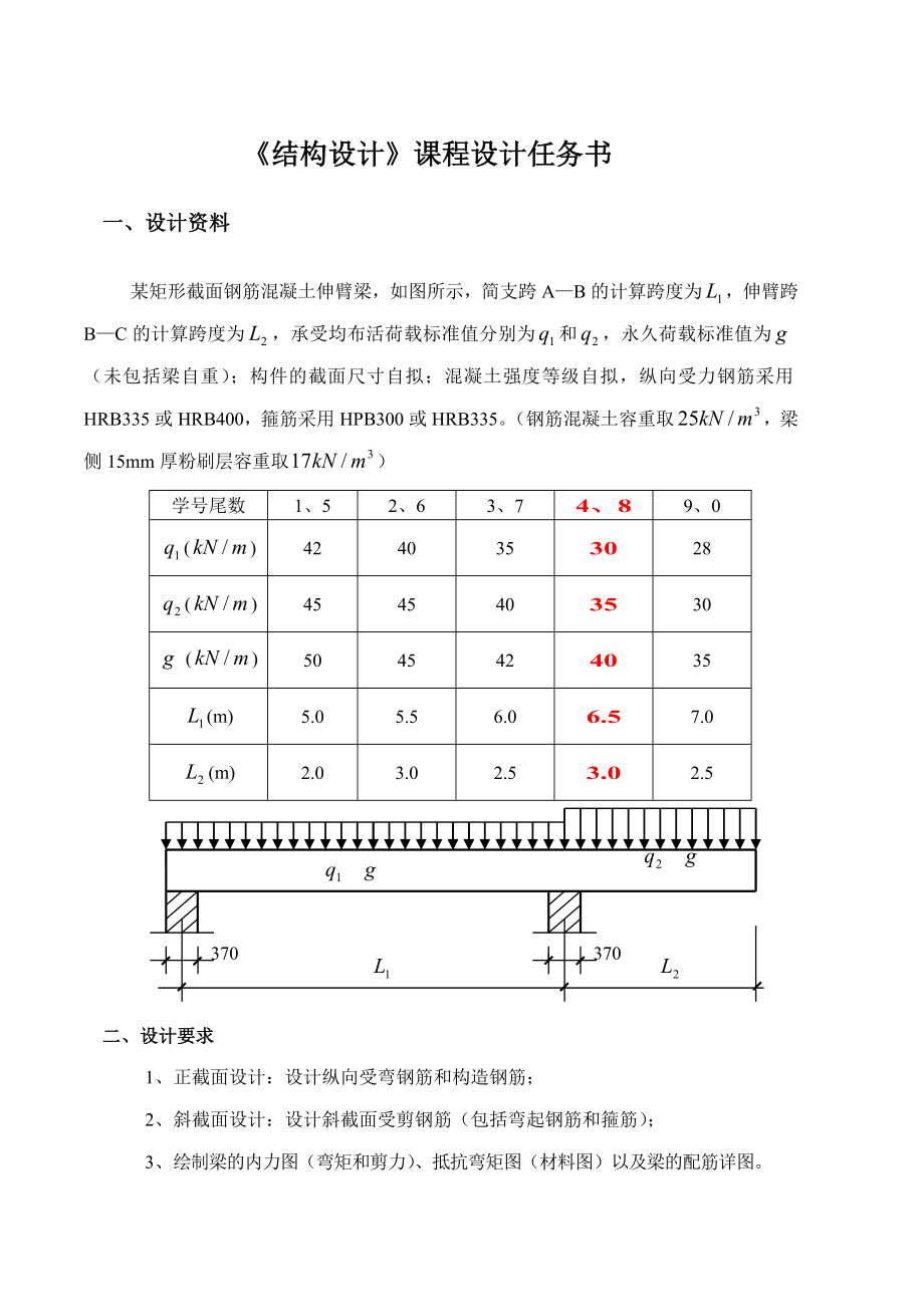 混凝土结构伸臂梁设计.doc_第2页