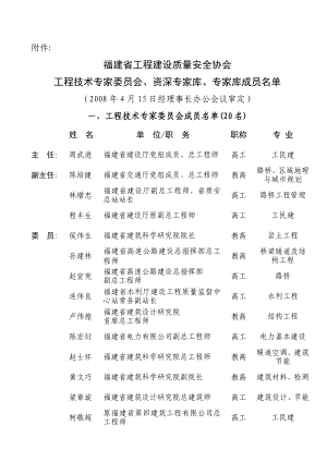 福建省工程建设质量安全协会.doc