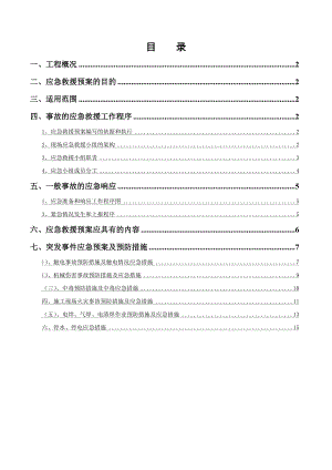 固体废渣综合利用配套项目施工应急预案专项方案.doc