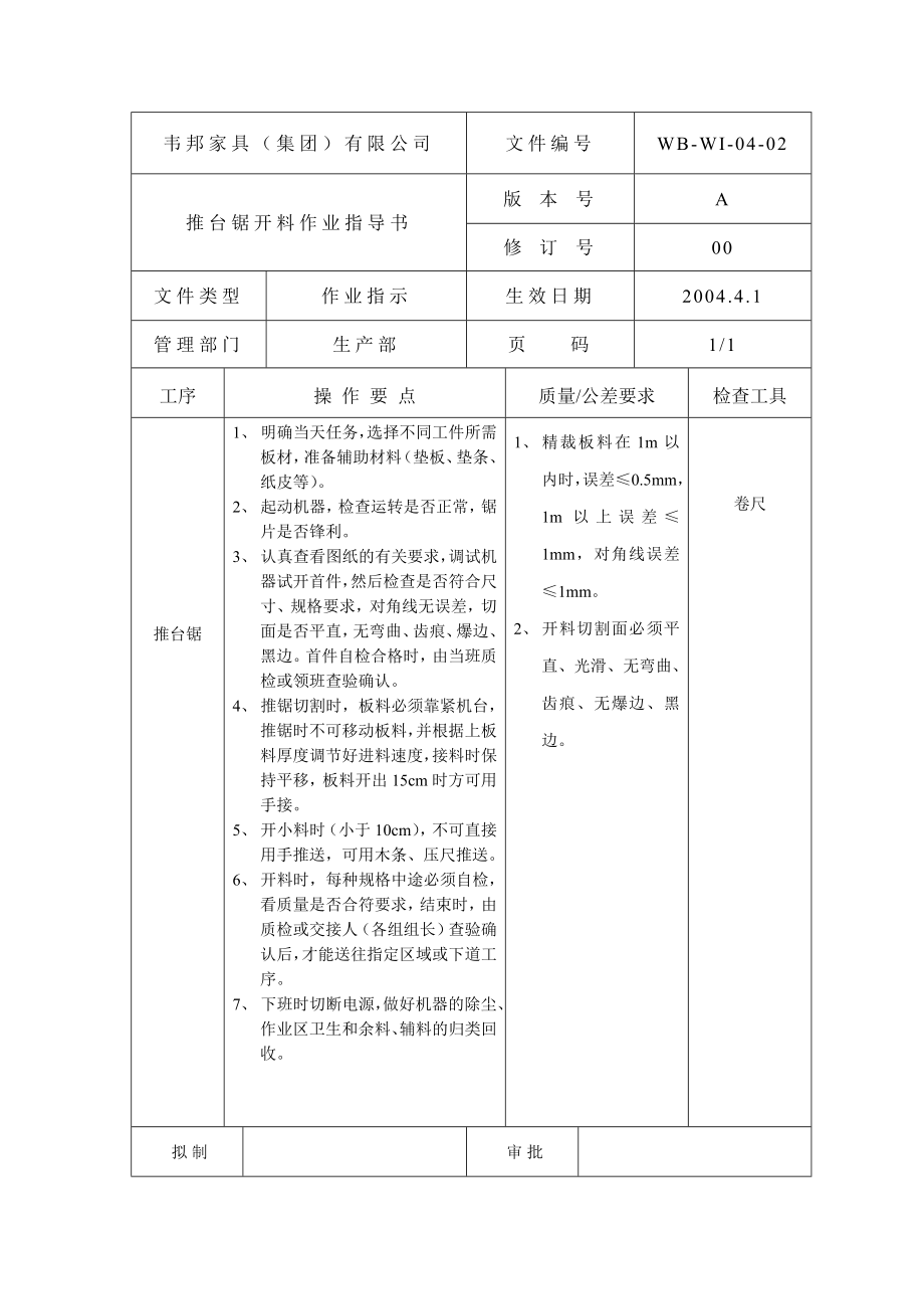 推台锯开料作业指导书2.doc_第1页