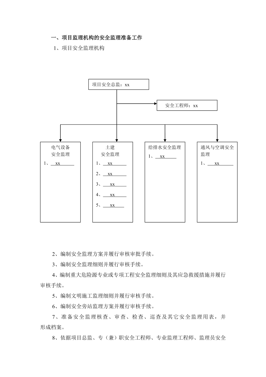 项目监理机构安全监理岗位职责分解.doc_第2页