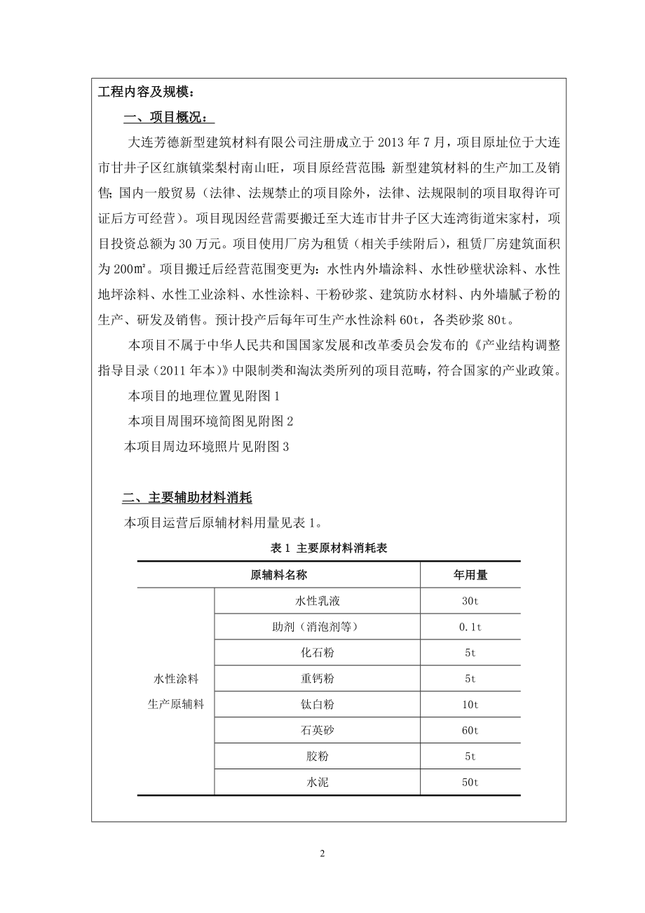 大连芳德新型建筑材料有限公司环境影响评价报告书全本.doc_第2页