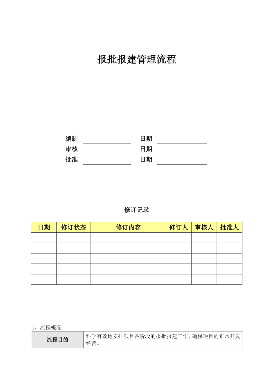 （房地产）报批报建管理流程.doc_第1页