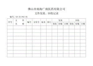 质量记录清单(表).doc