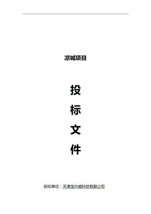 多媒体项目投标书1.docx