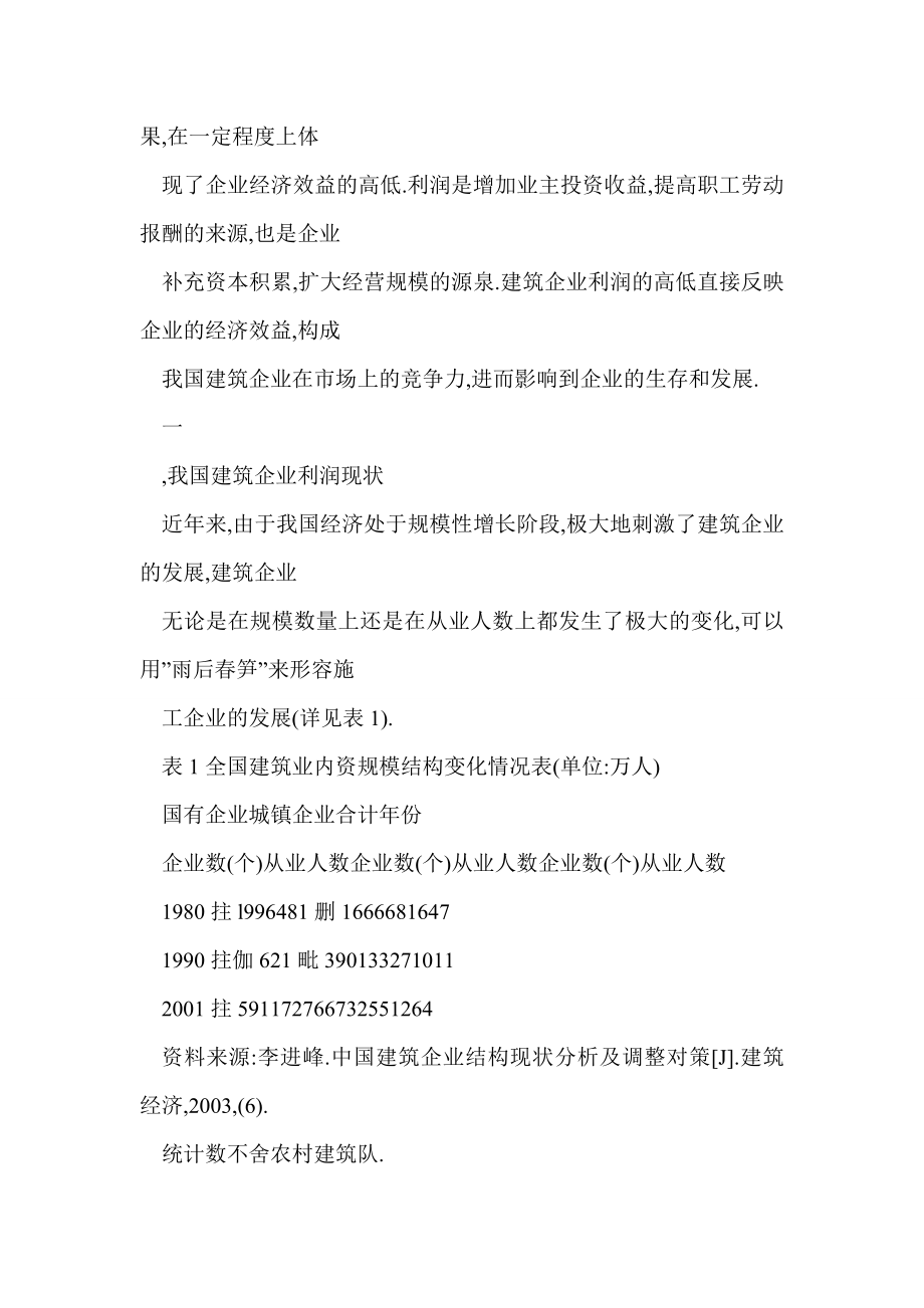 关于我国建筑企业利润现状的思考.doc_第2页