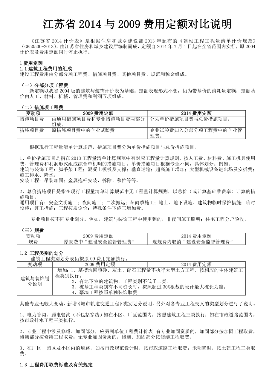 江苏省建筑与装饰、安装、市政 工程计价定额交底资料.doc_第2页