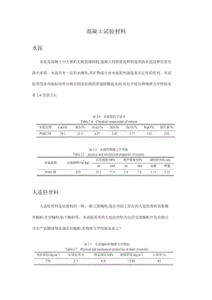 混凝土试验材料项目方案.doc