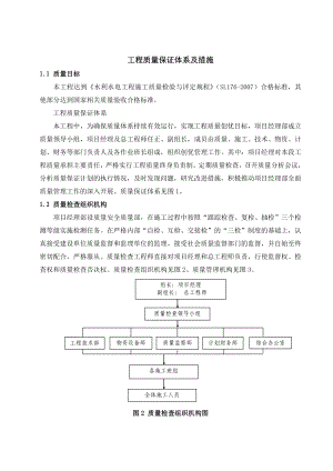 水利水电工程质量保证体系及措施.doc