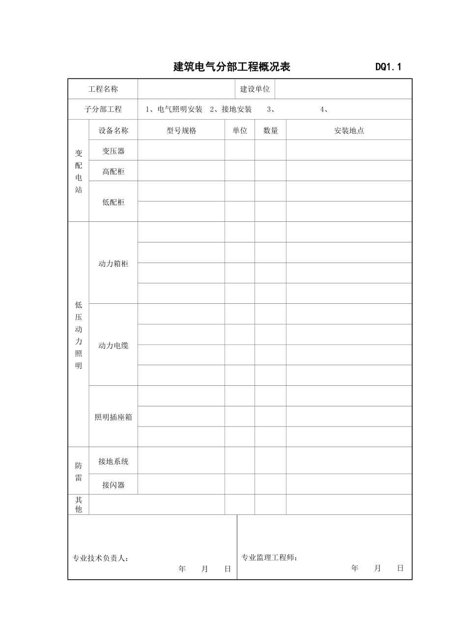 dq1.1dq1.6电气安装工程资料.doc_第1页