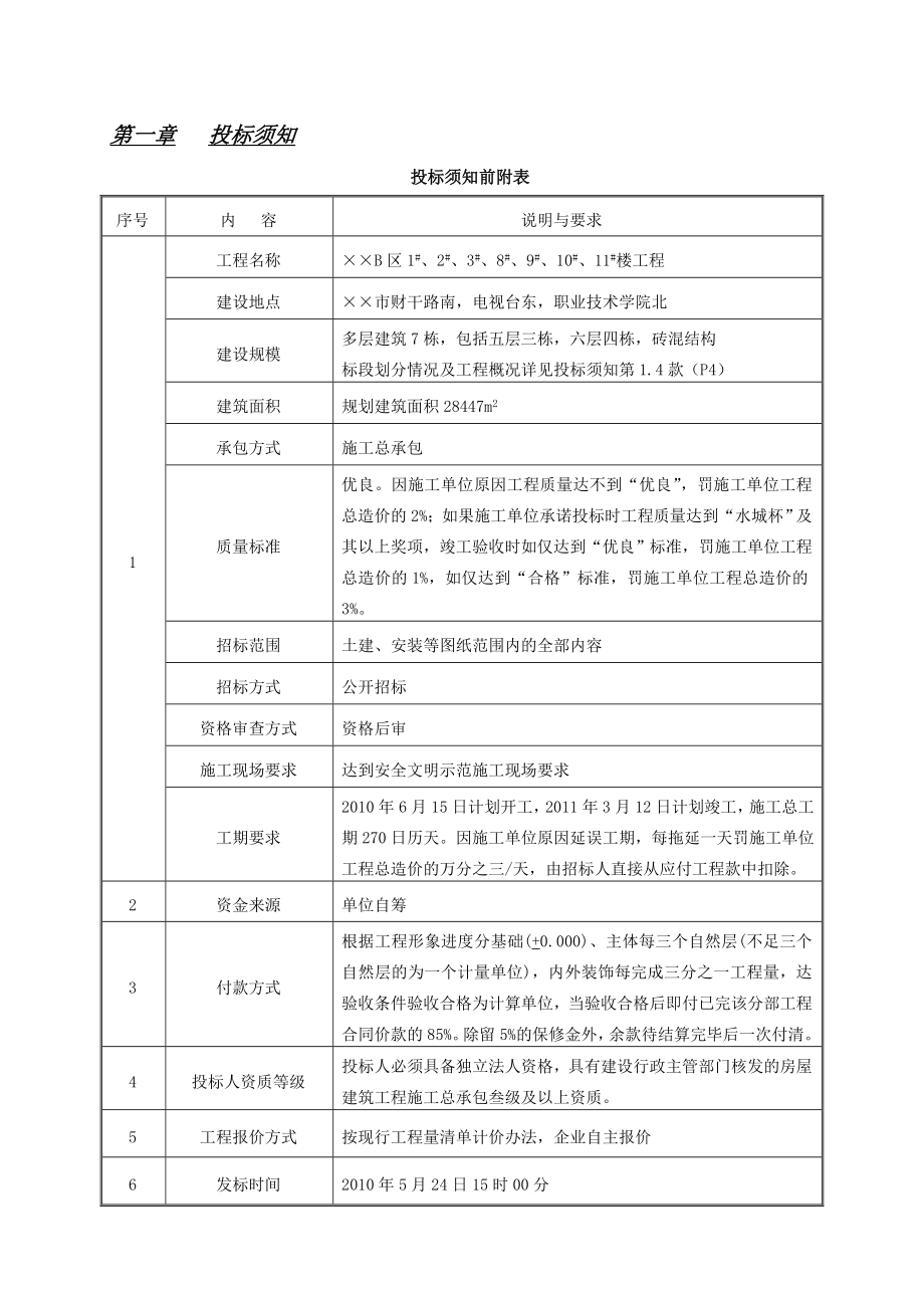 某住宅小区工程招标文件.doc_第3页