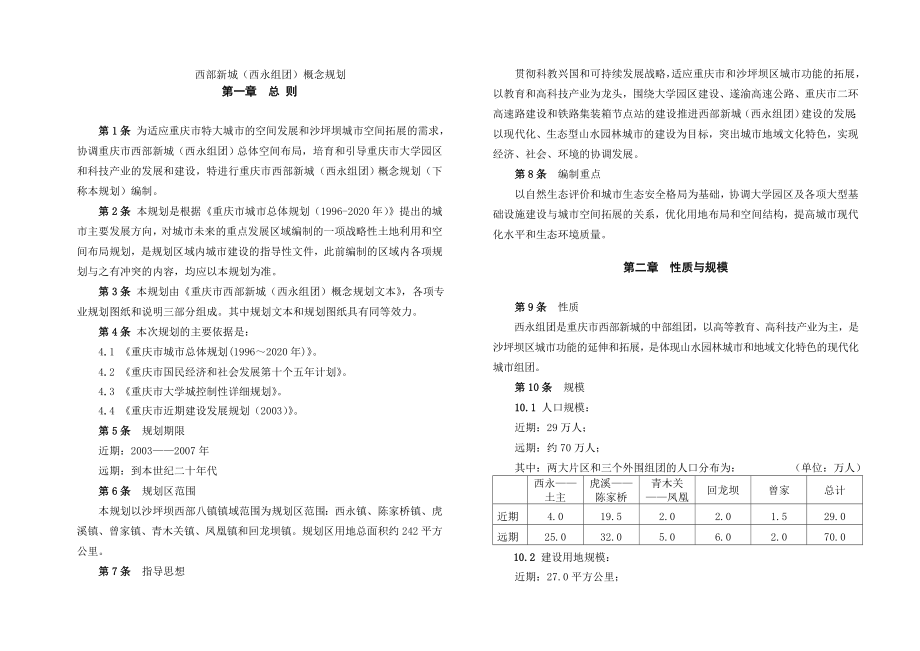 西部新城(西永组团)概念规划.doc_第1页