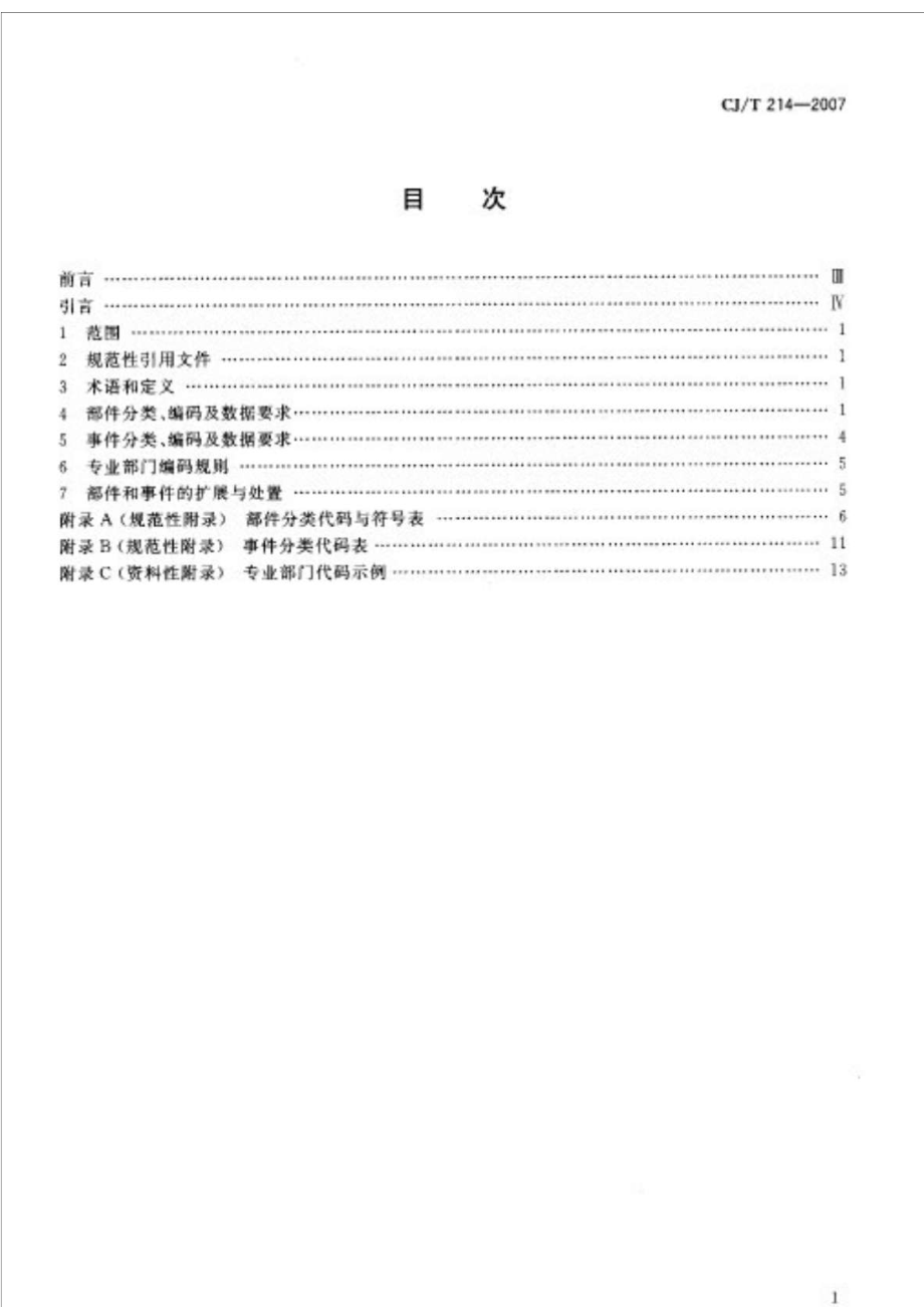 CJT 214 城市市政综合监管信息系统 管理部件和事件分类丶编码及数据要求.doc_第2页