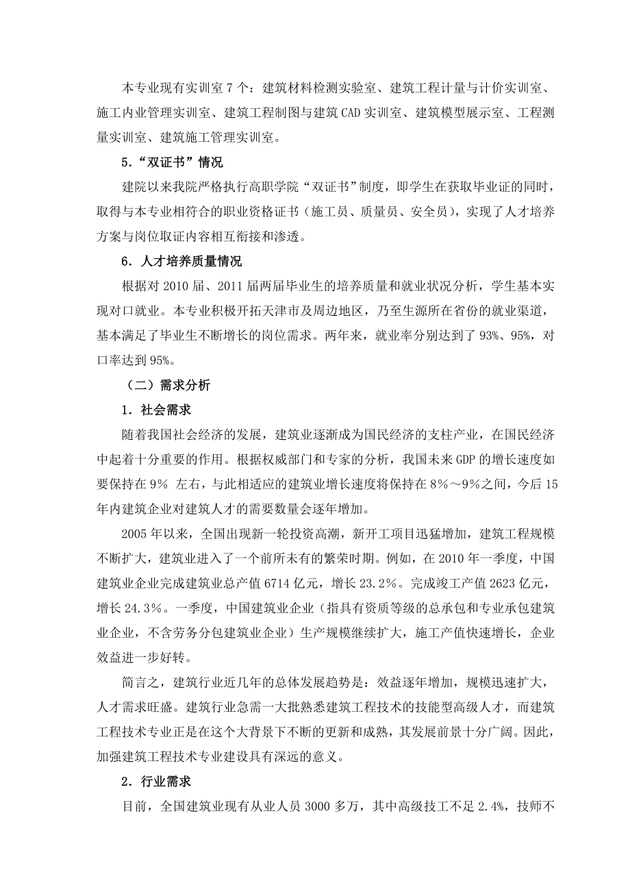 建筑工程技术专业建设方案.doc_第2页