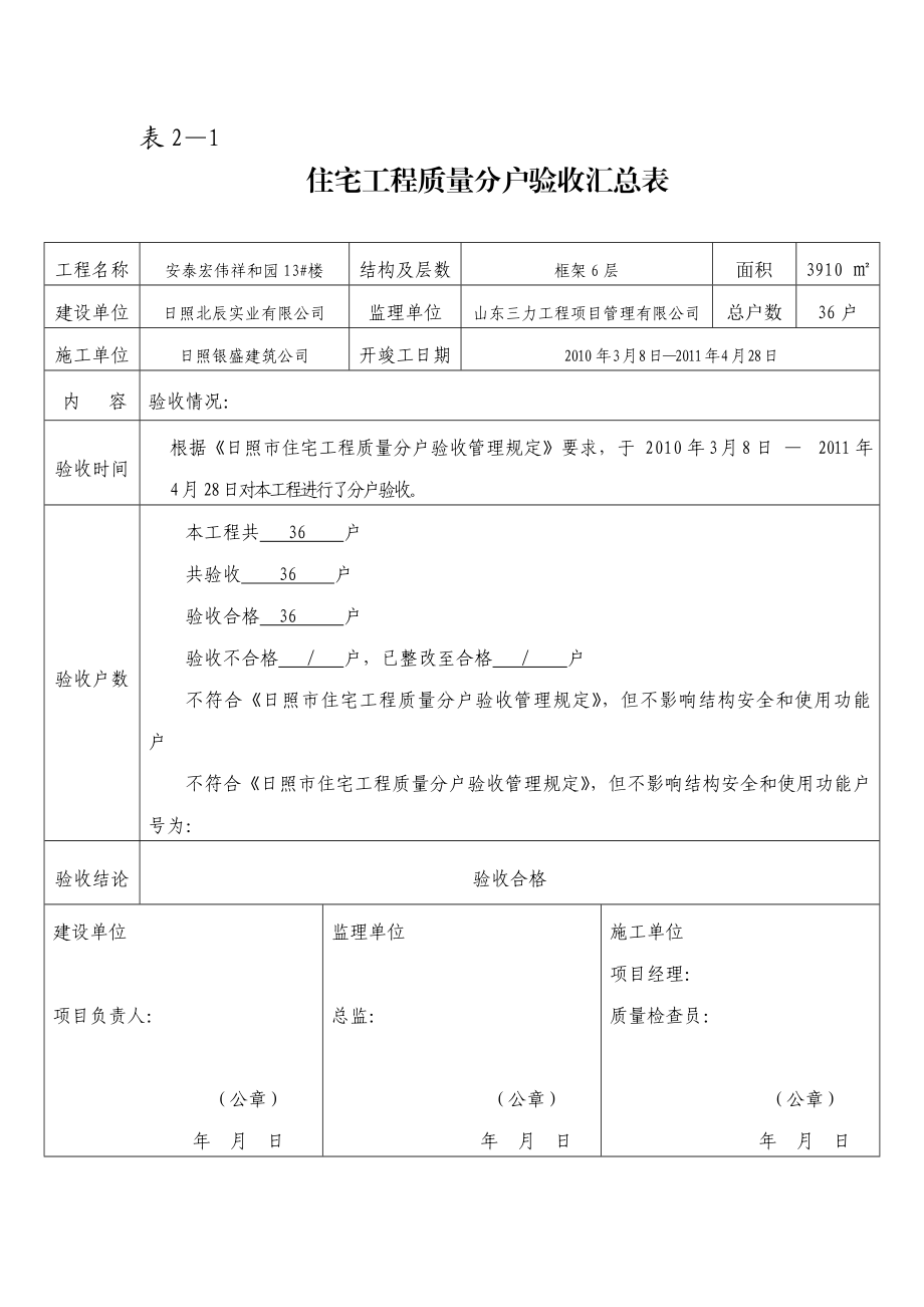 分户验收表格.doc_第2页