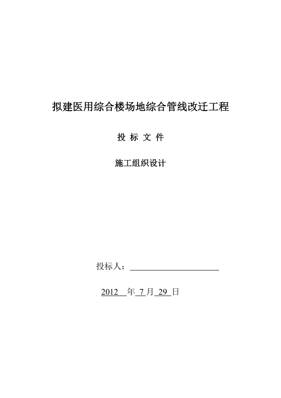 道路、管道、电气投标文件.doc_第1页