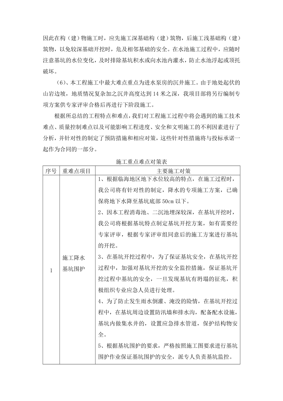 临海市江南污水处理厂一期工程施工组织设计.doc_第3页