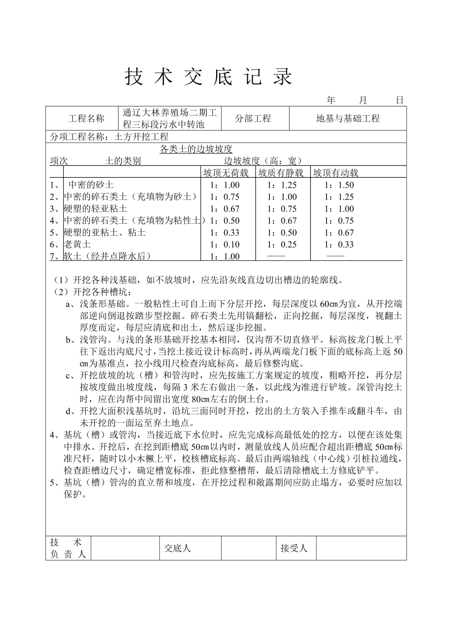 养殖场污水中转池建筑土建施工技术交底.doc_第2页