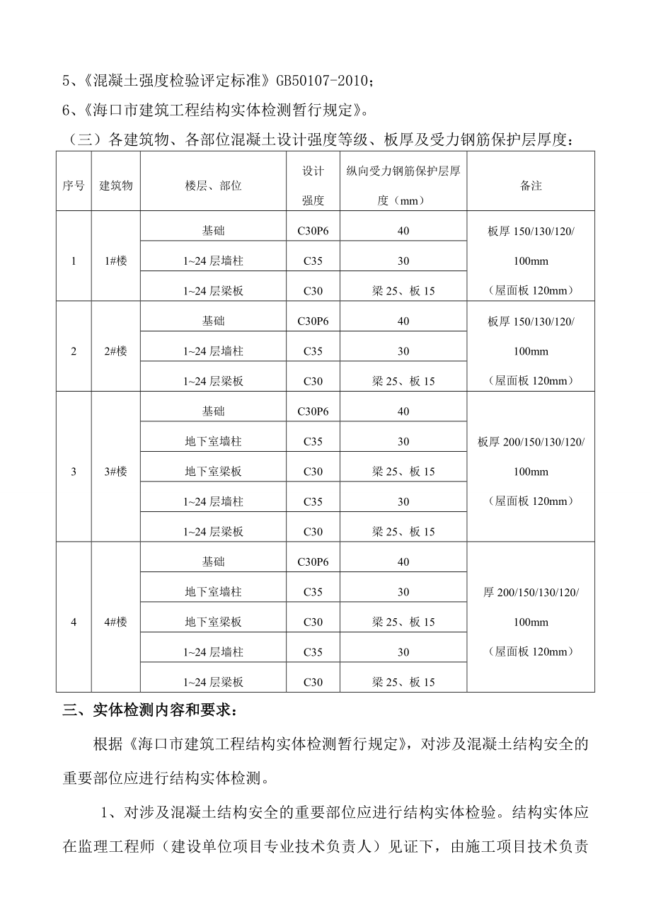 混凝土实体检测专项方案建筑工程结构实体检验专项方案.doc_第2页