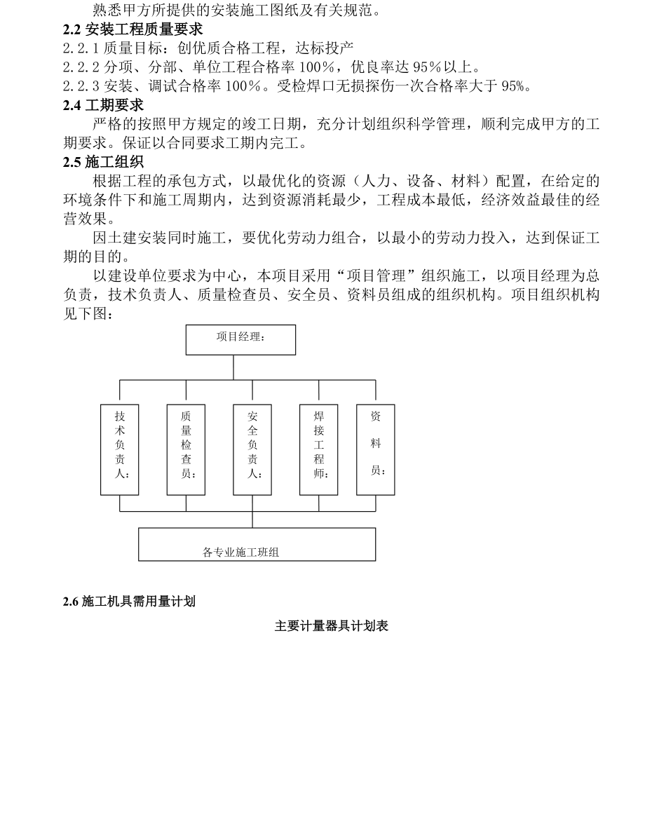 70万70吨电石项目设备安装施工组织设计.doc_第2页