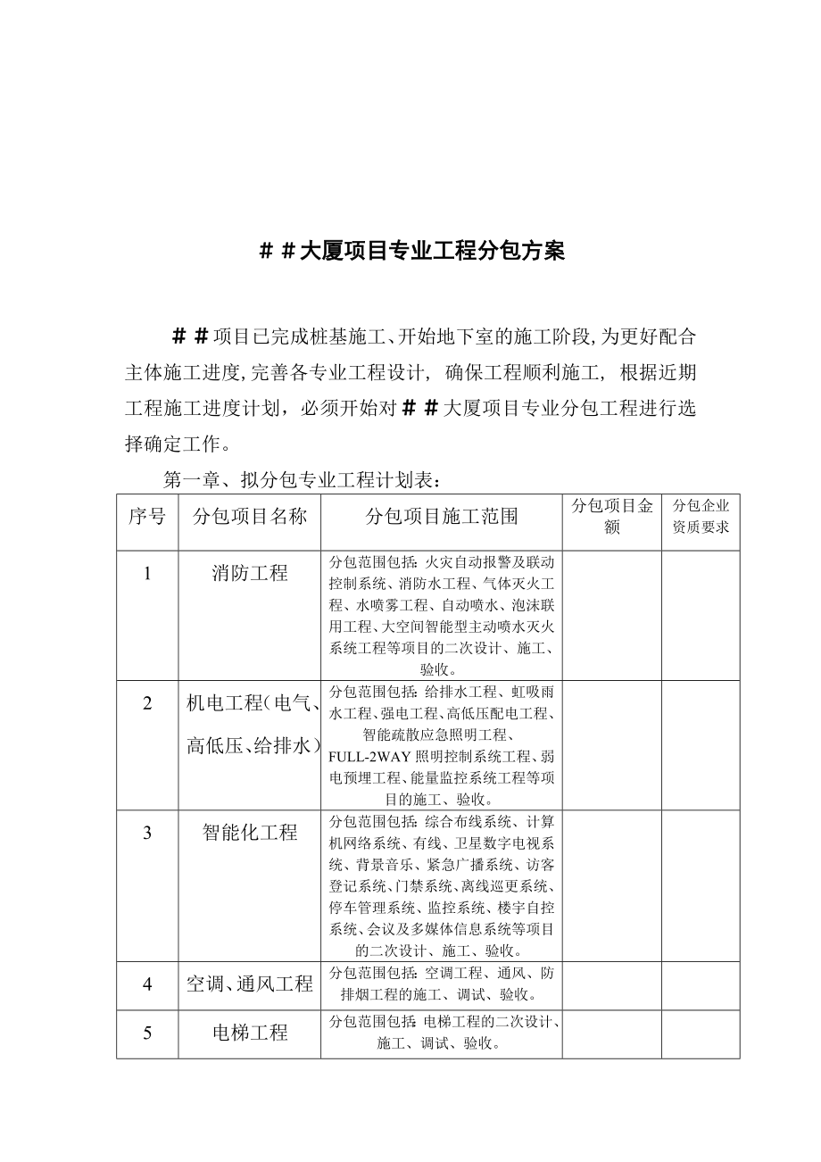 专业工程分包方案.doc_第2页