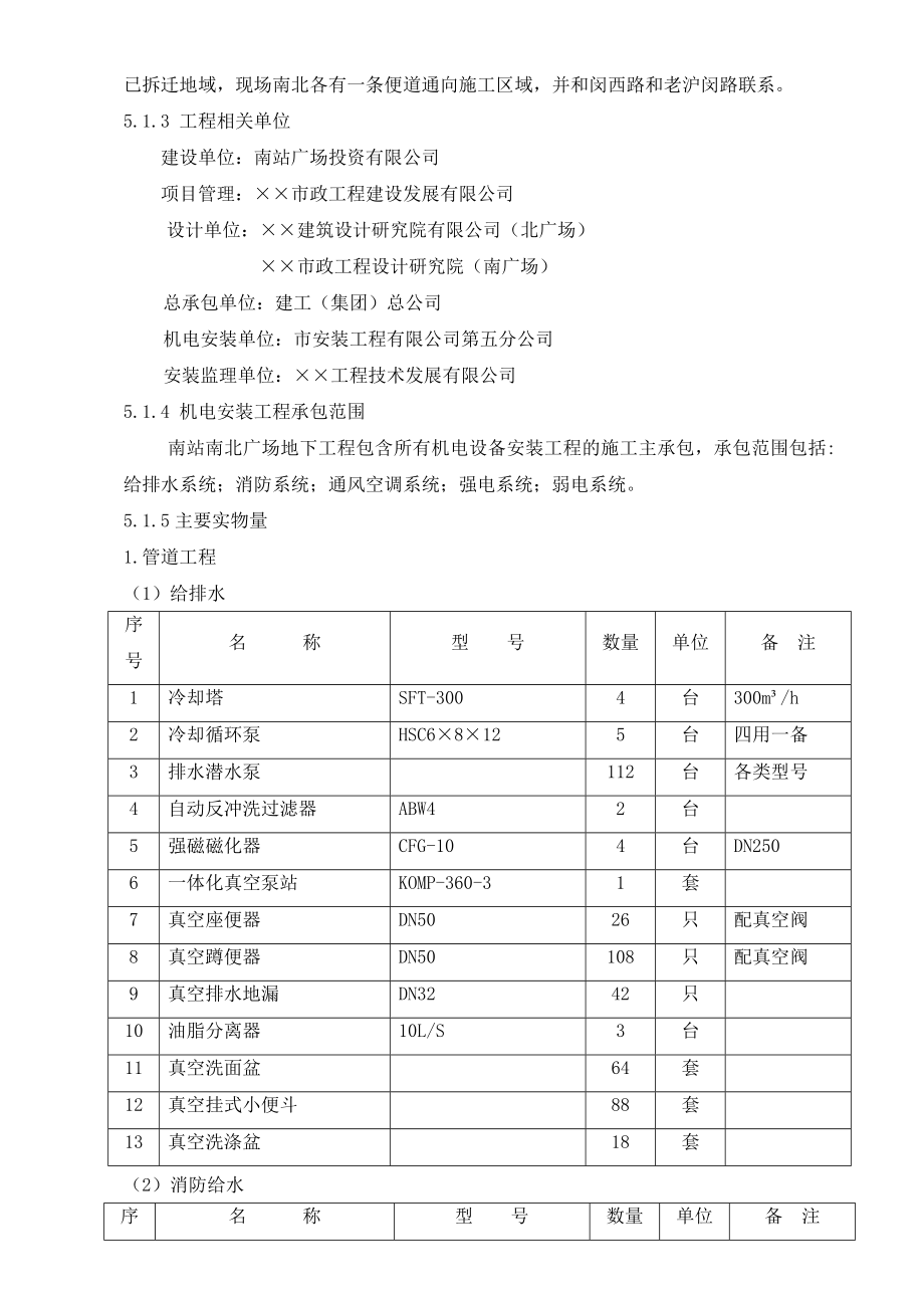 下沉式广场地下机电安装工程施工组织设计.doc_第3页