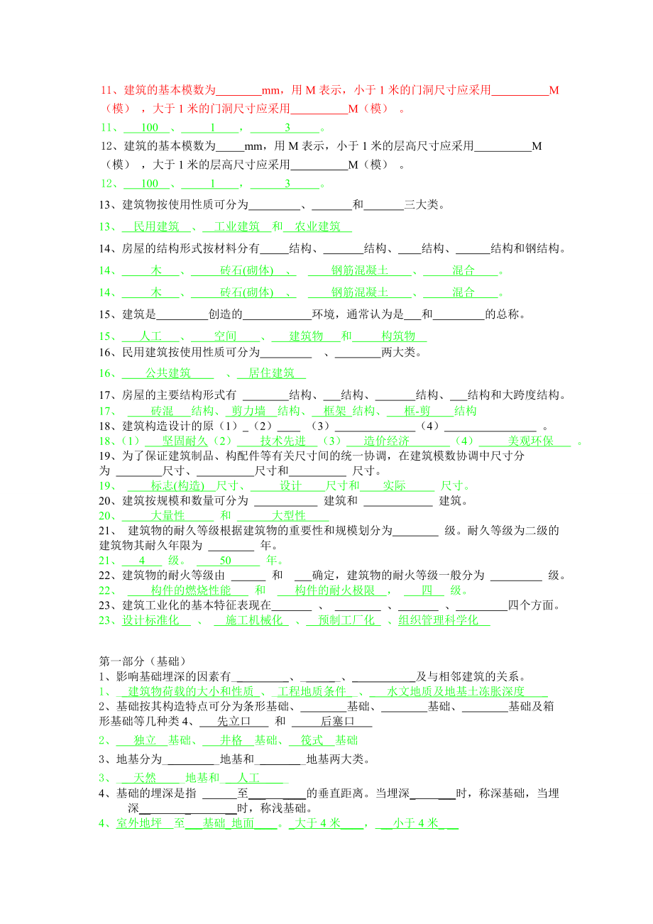 房屋建筑学考试题选有答案.doc_第2页