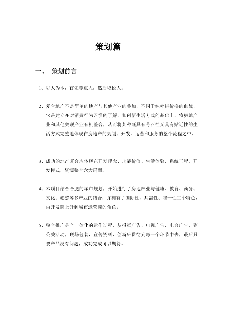 合肥3000亩复合地产项目策划方案.doc_第2页