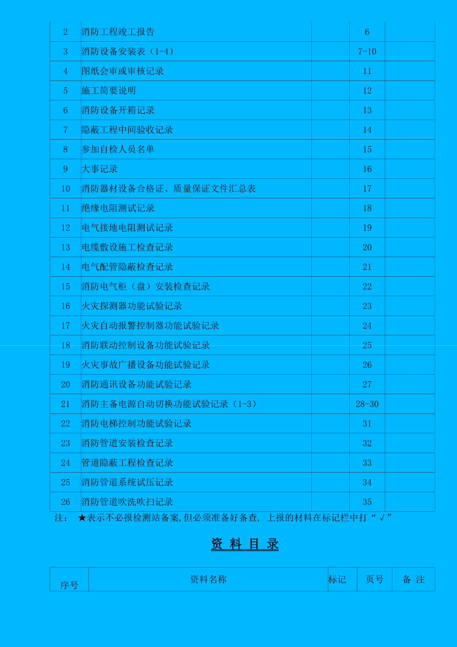 消防工程竣工验收检测申报资料表格.doc_第3页