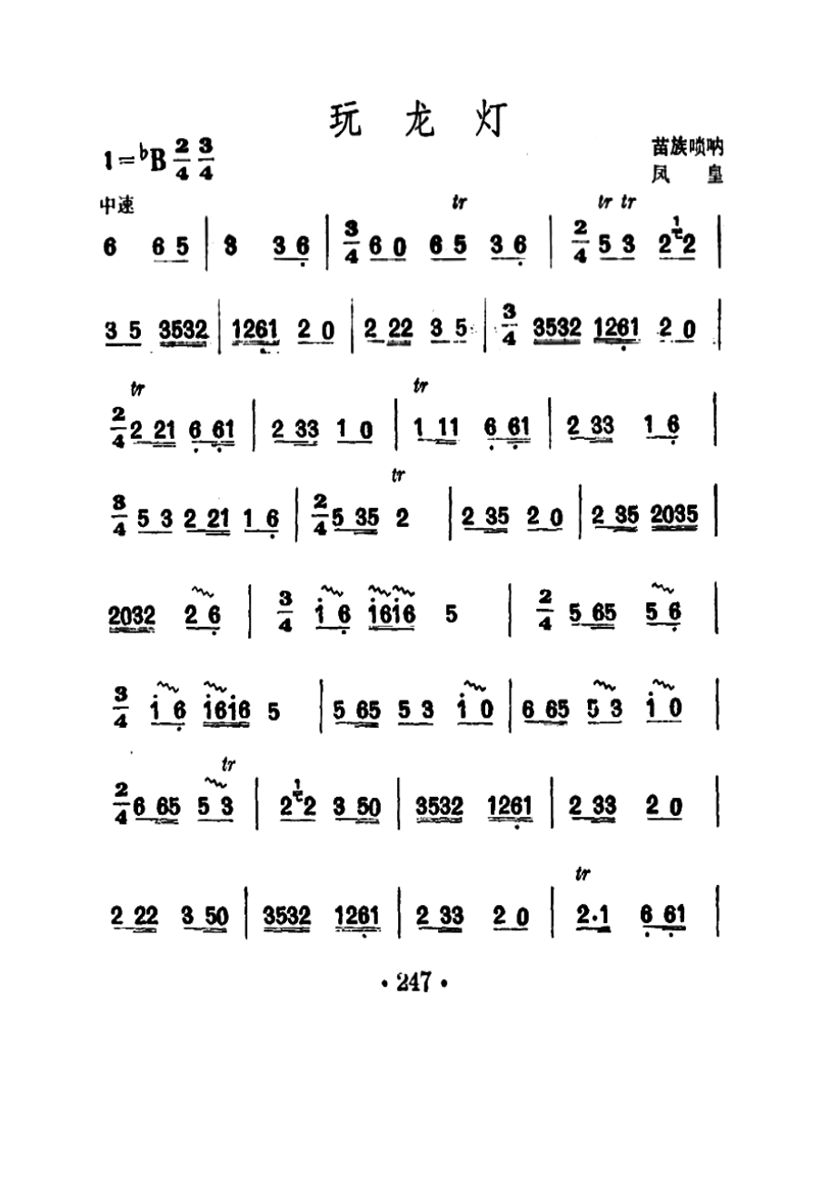 玩龙灯（苗族唢呐）.docx_第1页