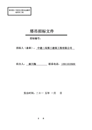 香河园项目塔吊招标文件修改版[优化].doc