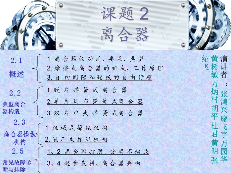 汽车离合器ppt课件.ppt_第1页