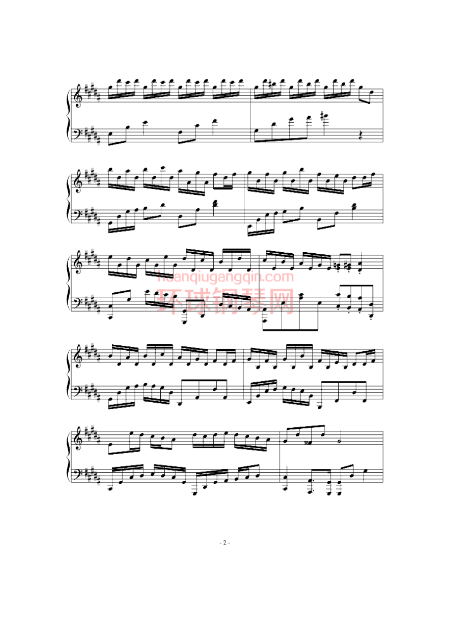 候鸟 钢琴谱.docx_第2页