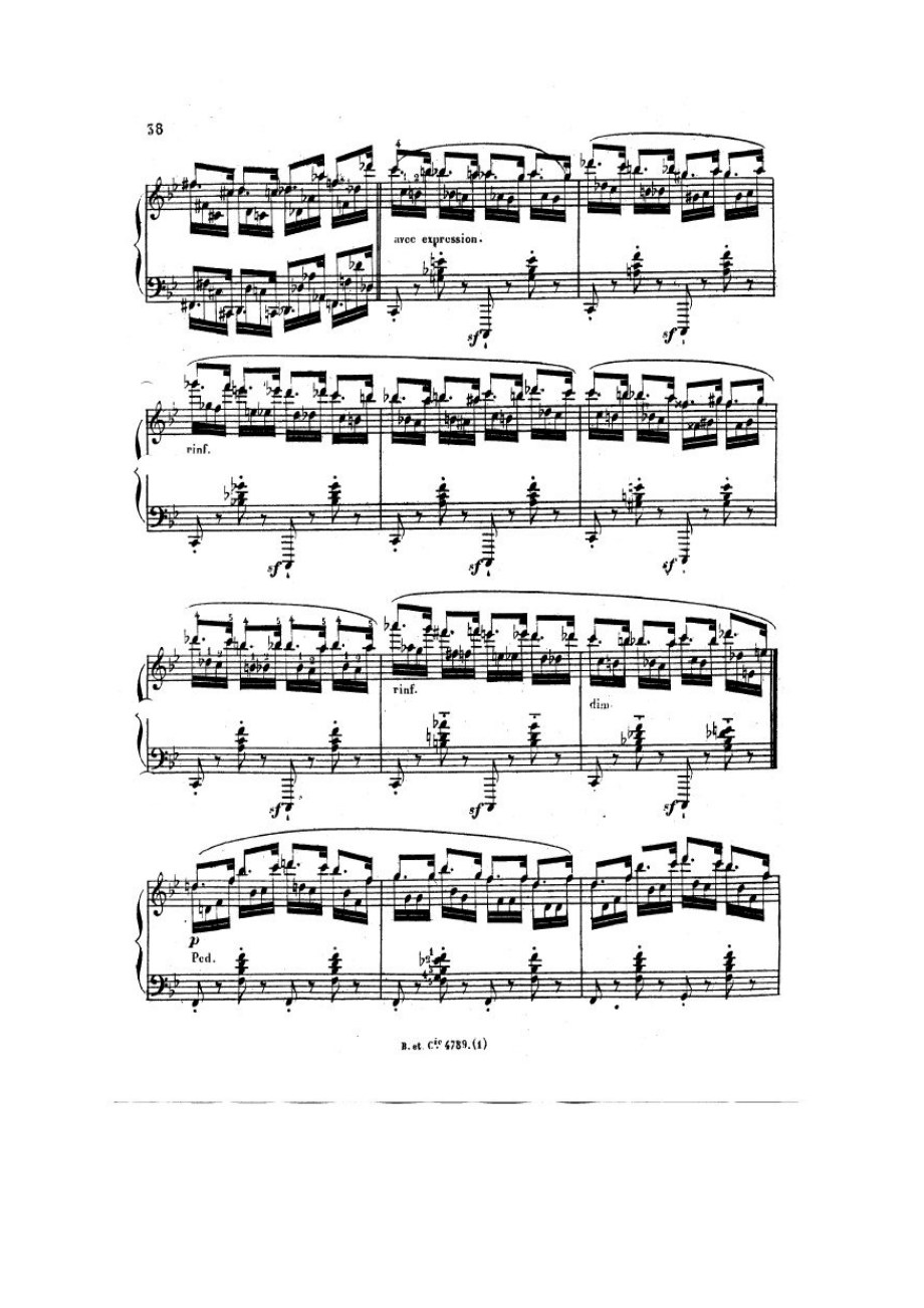 首大调练习曲 12 Etudes in All Major Keys Op.35 钢琴谱_6.docx_第3页