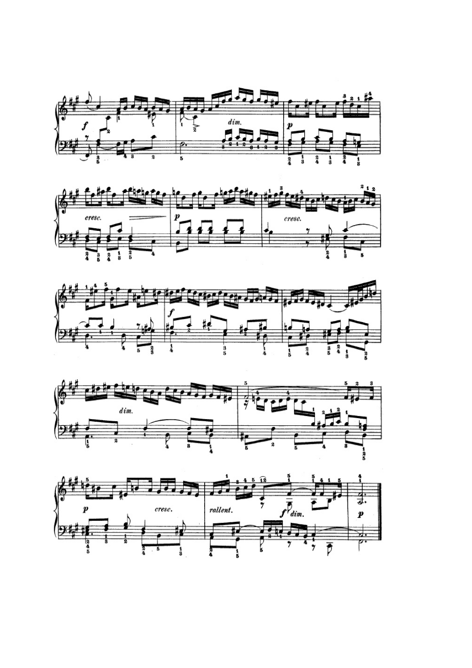 The Well Tempered Clavier II平均律钢琴曲集 第二部 版本1 钢琴谱_14.docx_第3页