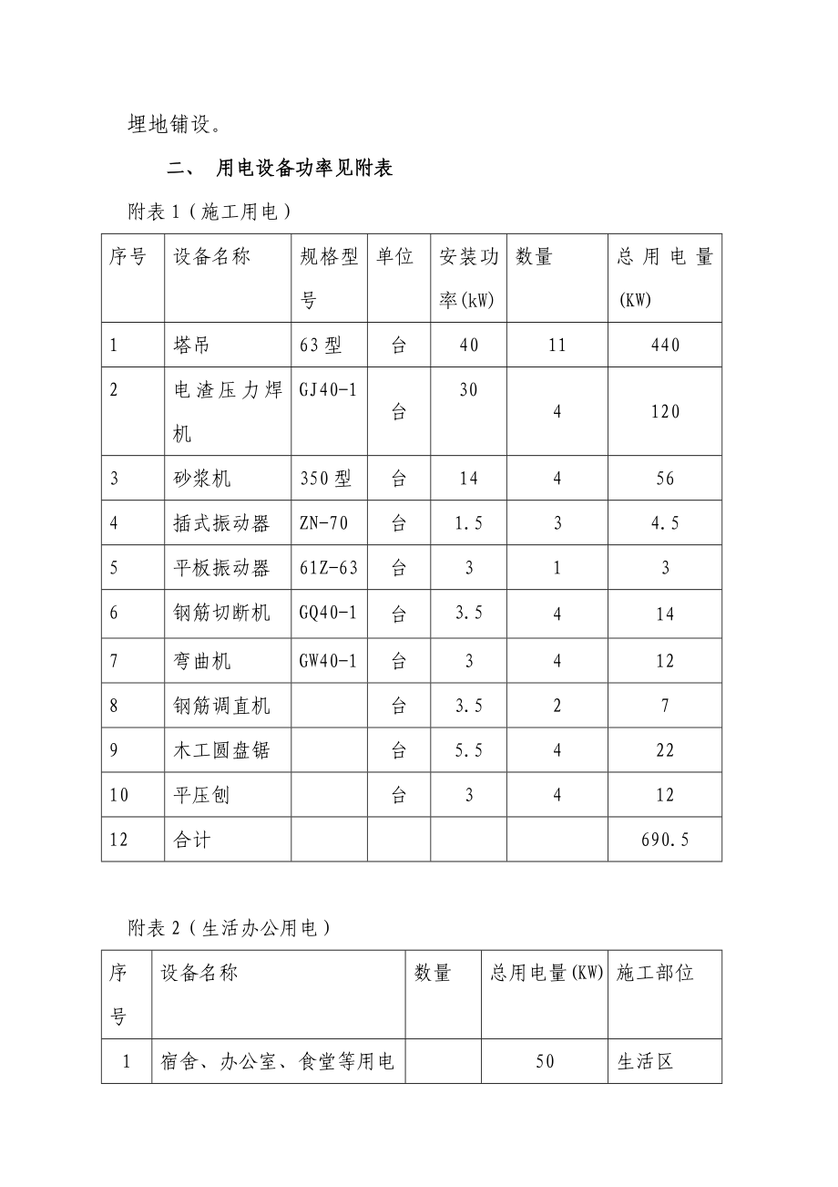 武警施工现场临时用电方案.doc_第2页