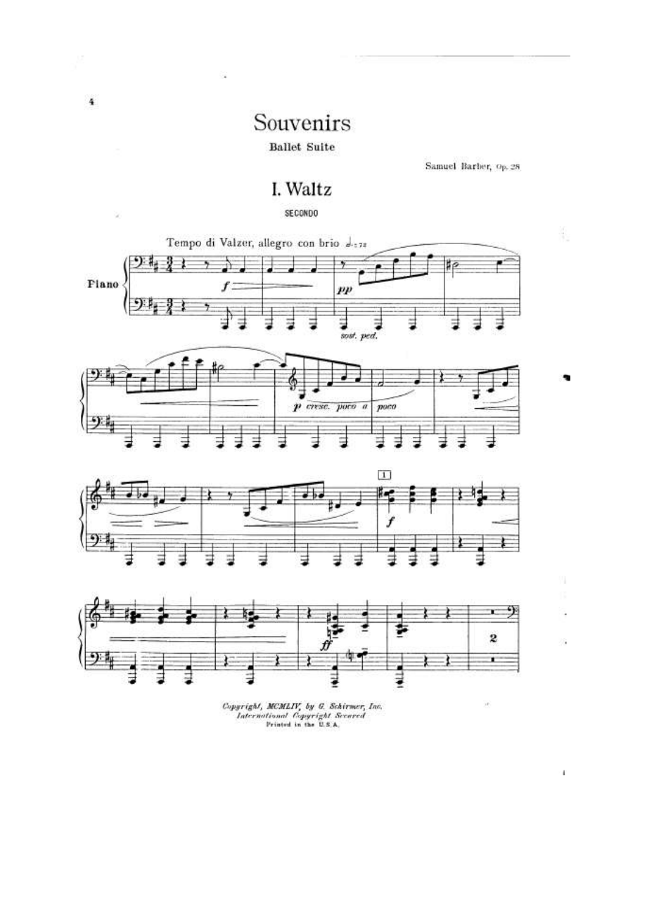 纪念曲 Souvenirs Op.28 钢琴谱_1.docx_第3页