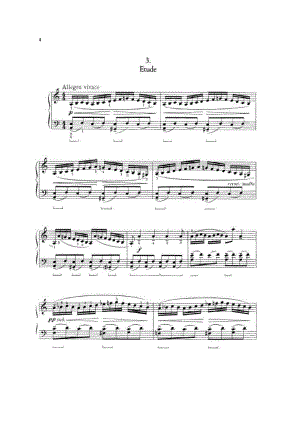 练习曲 Etude 钢琴谱.docx