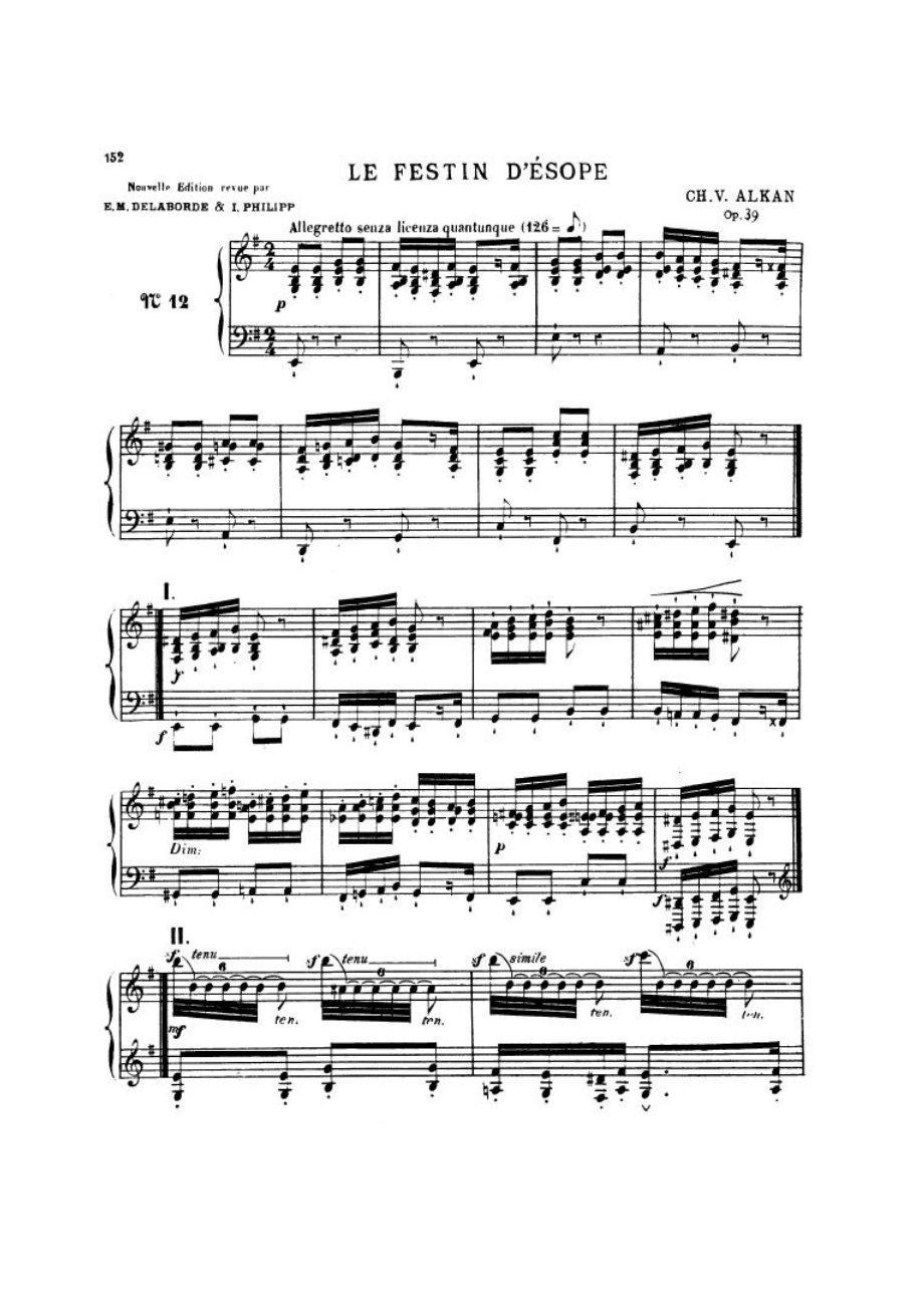 首小调练习曲 12 Etudes in All Minor Keys Op.39 钢琴谱_12.docx_第1页
