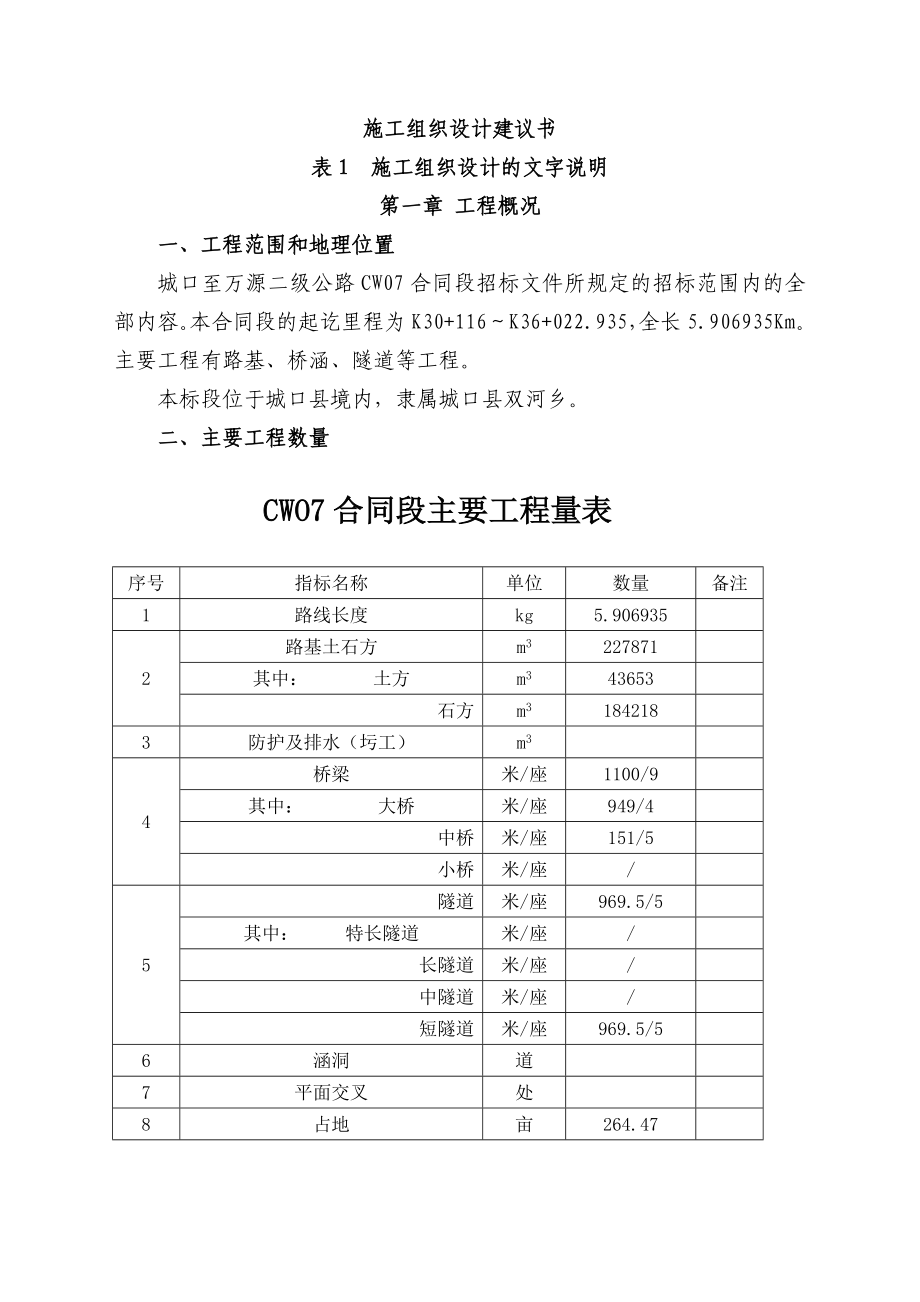 城万快速公路通道施工组织.doc_第1页