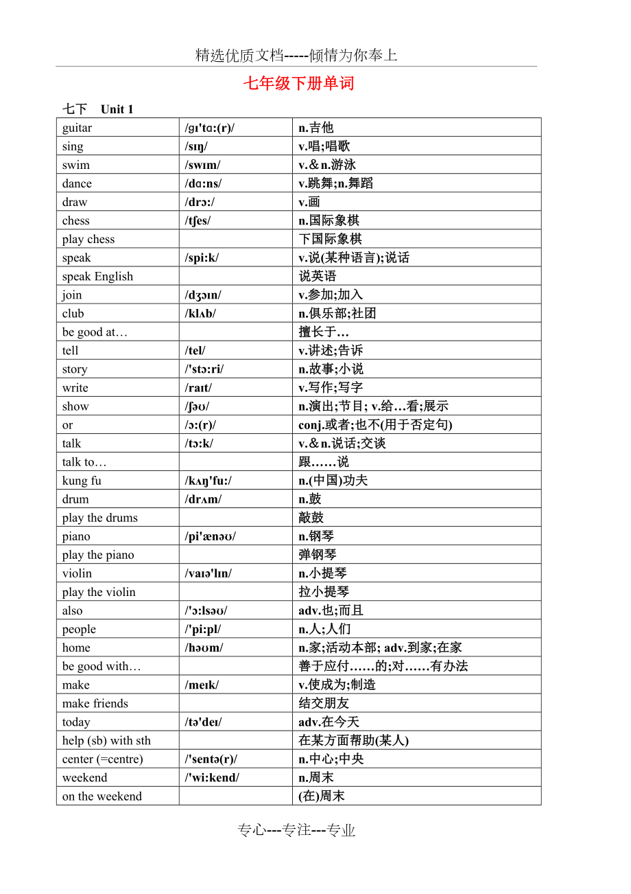 人教版英语七下单词表汇总完整版.doc_第1页