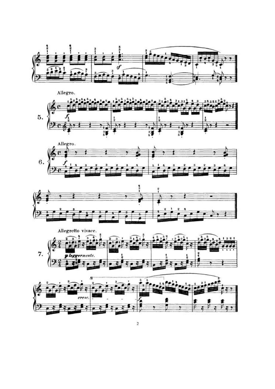 车尔尼钢琴谱集 钢琴谱_13.docx_第2页