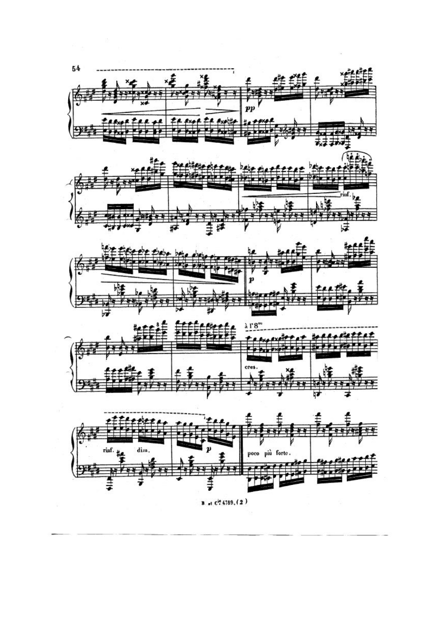 首大调练习曲 12 Etudes in All Major Keys Op.35 钢琴谱_3.docx_第3页