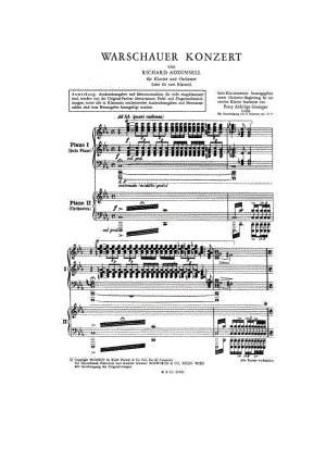 华沙协奏曲 Warsaw Concerto 钢琴谱_1.docx