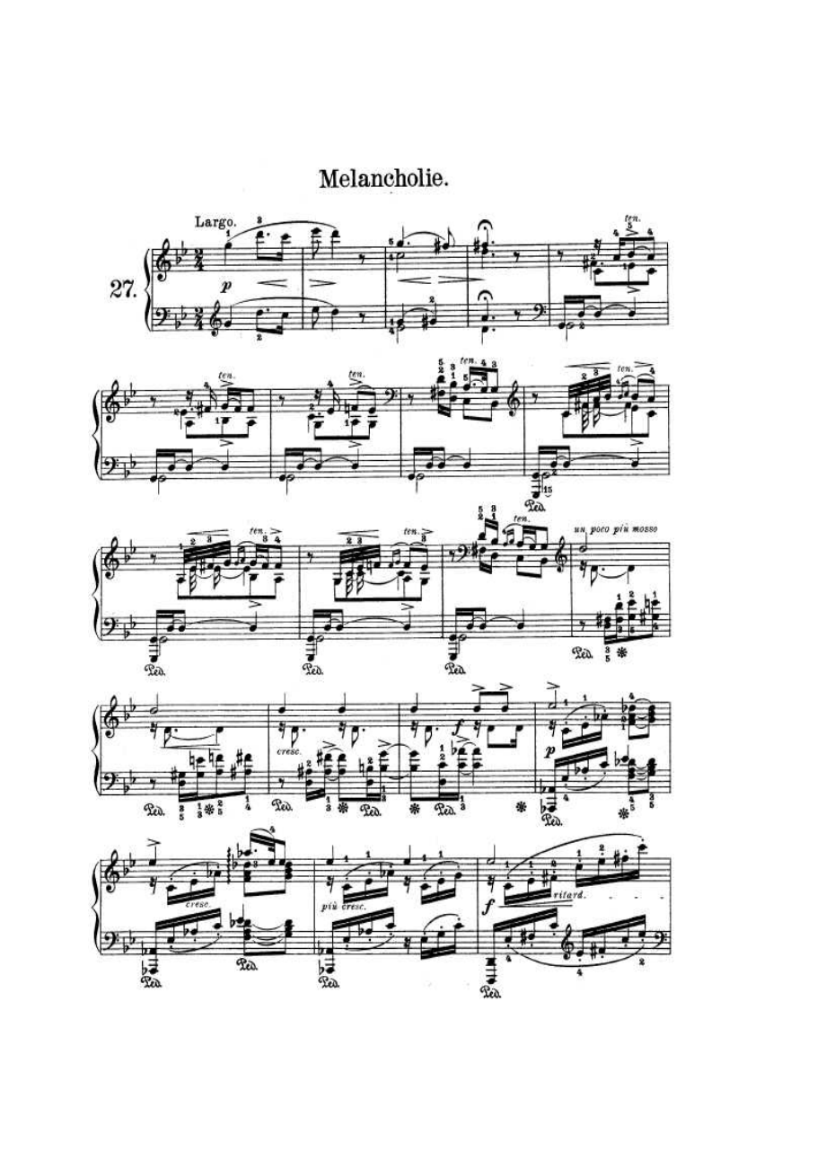 Lyric Pieces, Op.47, No.5 钢琴谱.docx_第1页