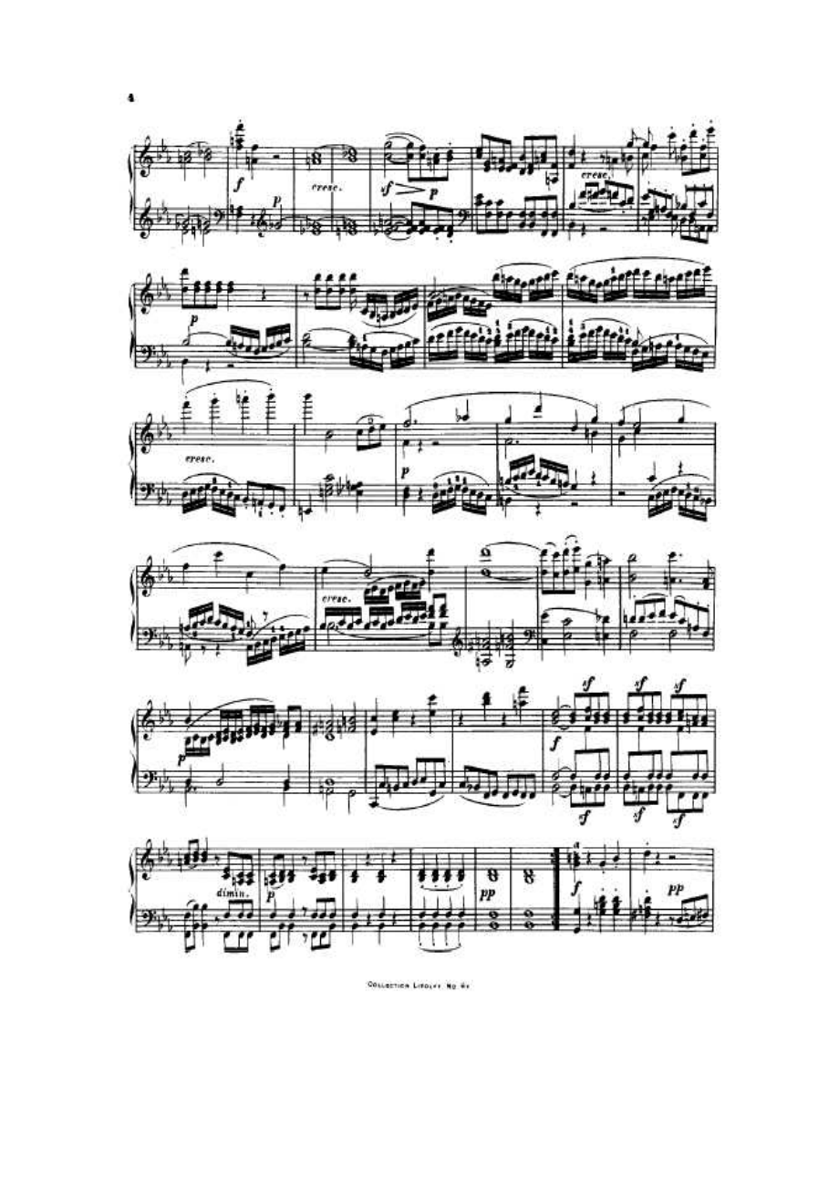 降E大调第十弦乐四重奏 String Quartet No.10 in E 钢琴谱.docx_第2页