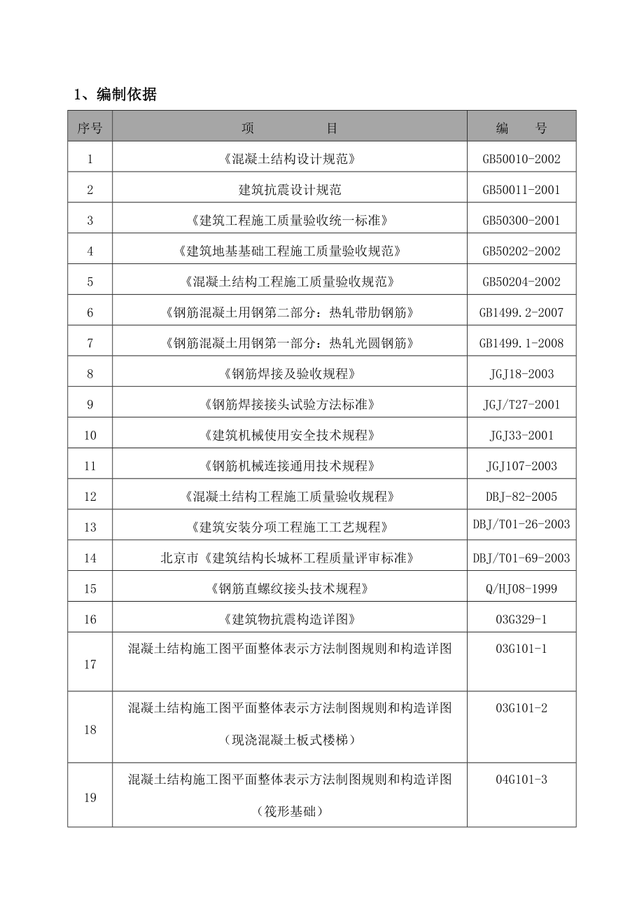 定向安置房一期工程钢筋工程施工方案.doc_第1页