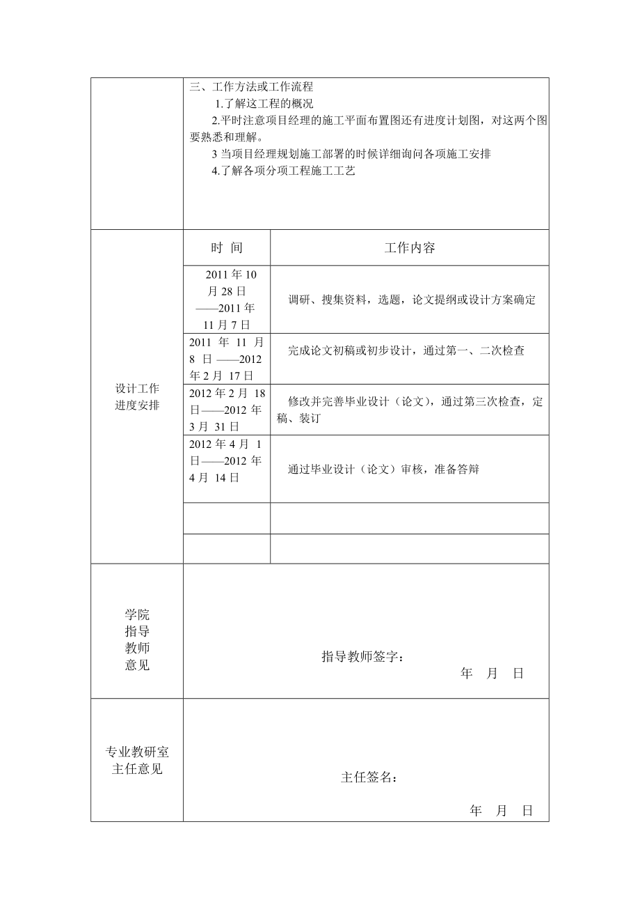 开题报告某综合办公楼施工组织设计.doc_第2页