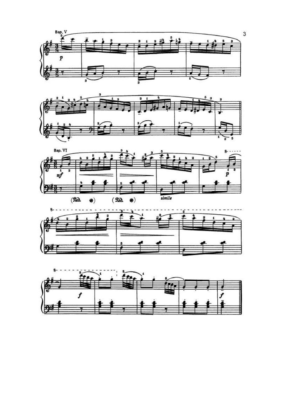 奥地利民歌主题变奏曲 Variations on an Austrian Folk Song Op.42 钢琴谱.docx_第3页