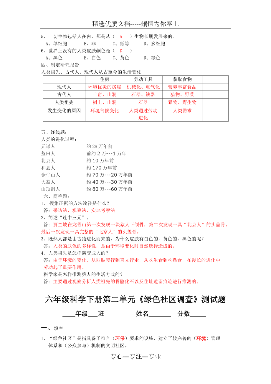 六年级科学、劳技下册全套卷--附答案.doc_第3页